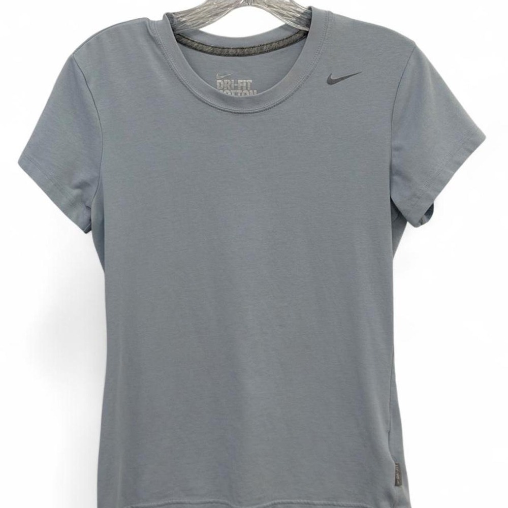 Nike Dri-Fit Pastel Light Blue Cotton Blend Tee / Activewear T-Shirt Size S